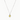 silver round two tone baguette CZ pendant necklace