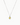 silver round two tone baguette CZ pendant necklace