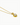 gold round two tone baguette CZ pendant necklace