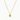 mini medallion gold pendant necklace