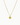 mini medallion gold pendant necklace