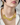 gold cleo statement necklace model