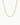 flat ant chain necklace gold