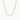 medium paperclip chain necklace gold