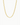 medium paperclip chain necklace gold