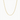 x-small paperclip chain necklace gold