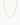 x-small paperclip chain necklace gold